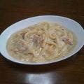 ◇林檎◇'s cooksnap of when they made 簡単！カルボナーラ うどん！.