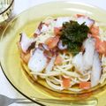 とたこキッチン's cooksnap of when they made ＊たことトマトの冷たいパスタ＊.