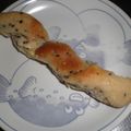 gako71's cooksnap of when they made 手作り折り込みシート～ゴマさつまパン.
