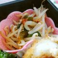 ひめポ's cooksnap of when they made お弁当に♪モヤシとワカメのラー油和え.