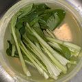 yama_miu's cooksnap of when they made 水菜の洗い方♡(❊´︶`❊)｡۞·:.