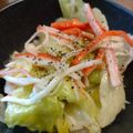 ばたみそーぱん☆'s cooksnap of when they made レタスとカニかまのさっぱりマリネ.