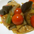pinkkiika's cooksnap of when they made 夏野菜の黒酢炒め.