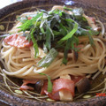 malulani-megu's cooksnap of when they made きのことしその和風パスタ♪.
