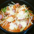 Nekozame's cooksnap of when they made チーズ入りじゃが炒め.