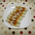 チーム預金's cooksnap of when they made お弁当などに　☆ちくわの手綱切り☆彡.