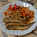 クックパパット's cooksnap of when they made 254kcal！揚げないししゃも南蛮漬け.