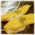 とも07's cooksnap of when they made 火を使わずに♡鶏ささみマヨめんたい焼き.