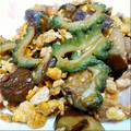 えりりんなーふー's cooksnap of when they made 豚肉と茄子とゴーヤの炒め物.