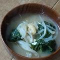 ケンチャナヨ～'s cooksnap of when they made ターサイの味噌汁.