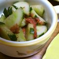 taruママ's cooksnap of when they made 梅きゅうり.