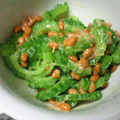 かぴーな's cooksnap of when they made 夏の朝定番！ゴーヤの辛し納豆和え.