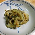 まじょだよん's cooksnap of when they made ゴーヤのごま味噌和え　　　　　　　　　　.