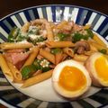 honey820's cooksnap of when they made オクラのバター醤油パスタ.