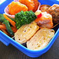 ♪珠香♪'s cooksnap of when they made ねぎとオイスターソースでおいしい♪卵焼き.