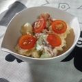 puniＫ's cooksnap of when they made うちのポテトサラダはベーコン入り♪.