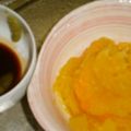 toshiebaba's cooksnap of when they made 簡単一品★そうめん南瓜をわさび醤油で.