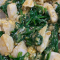 ゆいまーるん's cooksnap of when they made 鶏とほうれん草のふわとろ卵炒め.