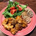 こつゆ514's cooksnap of when they made 鶏天の黒酢甘辛たれ.