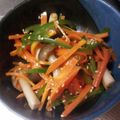 жゆきにゃж's cooksnap of when they made にんじん、ピーマン、きのこのナムル.