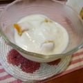 usaco3's cooksnap of when they made ドライマンゴー入りヨーグルト.