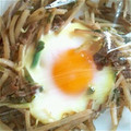 ぽっちゃ姉妹's cooksnap of when they made 牛肉とごぼうのすき煮半熟卵のせ.