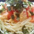 uzu1118's cooksnap of when they made トマトとミョウガの味噌ナムル.