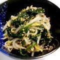 maringeln's cooksnap of when they made ほうれん草ともやしの簡単胡麻和え.