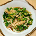 ぼへちゃん's cooksnap of when they made オクラとえのきのネバとろ中華和え.