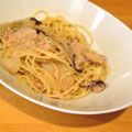 deut304's cooksnap of when they made たらことしいたけと玉ねぎのパスタ.