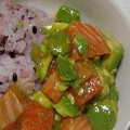 あくあ☆ぶるー's cooksnap of when they made サーモンとアボカドの柚子胡椒和え.