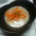 まめがちゃ。's cooksnap of when they made にんじんの卵とじ.