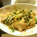 tonkatu21's cooksnap of when they made 豚肉とニラともやしの炒め物.