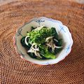 コムギ大好き's cooksnap of when they made 菜の花のしらすあえ❀.