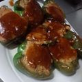 mugumu's cooksnap of when they made 栄養満点！和風のピーマンの肉詰め.