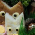 ＊ちゅら＊'s cooksnap of when they made キャラ弁に☆さつま揚げのトトロ♪.