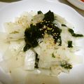 makibom592's cooksnap of when they made 大根とわかめのナムル☆うまうま～.