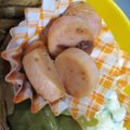 こずっぺ's cooksnap of when they made 速攻♪魚肉ソーセージの豆乳にんにく炒め！.