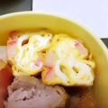 ayaakari's cooksnap of when they made お弁当に♪カニカマ卵焼き.