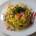 JAMなっつ's cooksnap of when they made 【簡単】王将天津炒飯・塩ダレの再現レシピ.
