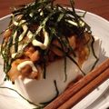 ともももももえ's cooksnap of when they made マヨが決め手！納豆キムチ豆腐♪.