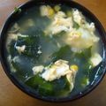 ふゆやま's cooksnap of when they made わかめとホールコーン缶のコンソメスープ.