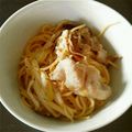 mmm39's cooksnap of when they made やきそば！？みたいなパスタ.