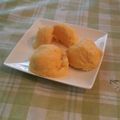 オレンジリング's cooksnap of when they made レンジでまんまるケーキ(クリチ＆フルーツ.