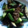 るな☆もこ's cooksnap of when they made なすとオクラのとろみ炒め（酢入り）.
