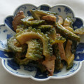Cookingmam's cooksnap of when they made 簡単！ゴーヤの焼肉のタレ炒め.