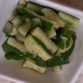 Fung's cooksnap of when they made たたきキュウリ.
