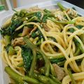 Ｋazu's cooksnap of when they made ❀豚肉と空芯菜の中華風パスタ❀.