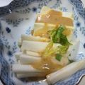 はっぴーはりぼ's cooksnap of when they made ✿うどとお豆腐のサラダ。ごまだれで✿.