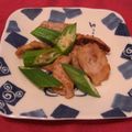 なすてぃ's cooksnap of when they made ●★めかじきとオクラのマスタード炒め★●.